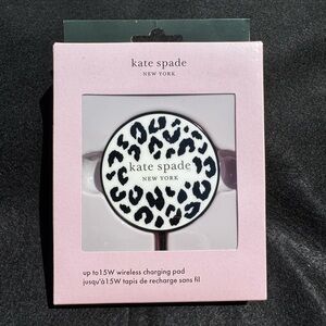 Kate Spade New York Magnetic Wireless Charging Pad Leopard 15 Watt Apple Samsung